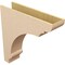 Ekena Millwork 9"W x 36"D x 36"H Thin Hughes Rough Cedar Woodgrain TimberThane Corbel, Primed Tan CORUR09X36X36HUGRCPR - alternate 6